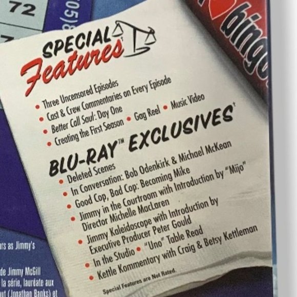 BOGO - Better Call Saul Season One, Bilingual - Blu-ray - NEVER PLAYED - Picture 9 of 10